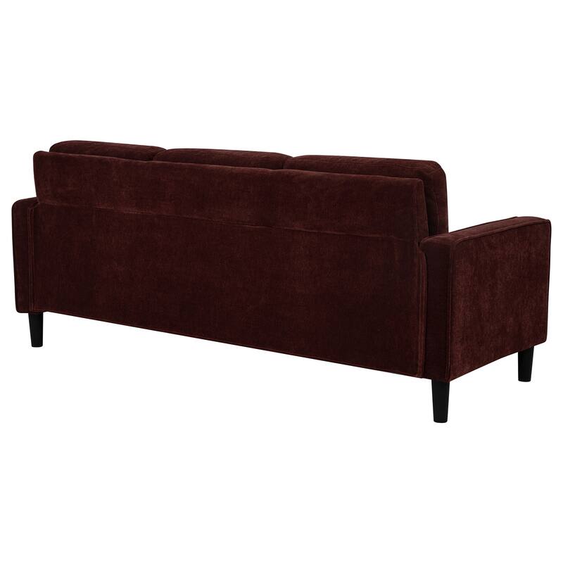 Ruth 77-inch Fabric Upholstered Track Arm Sofa