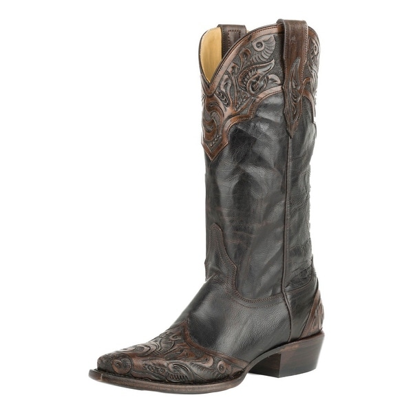 tooled western boots