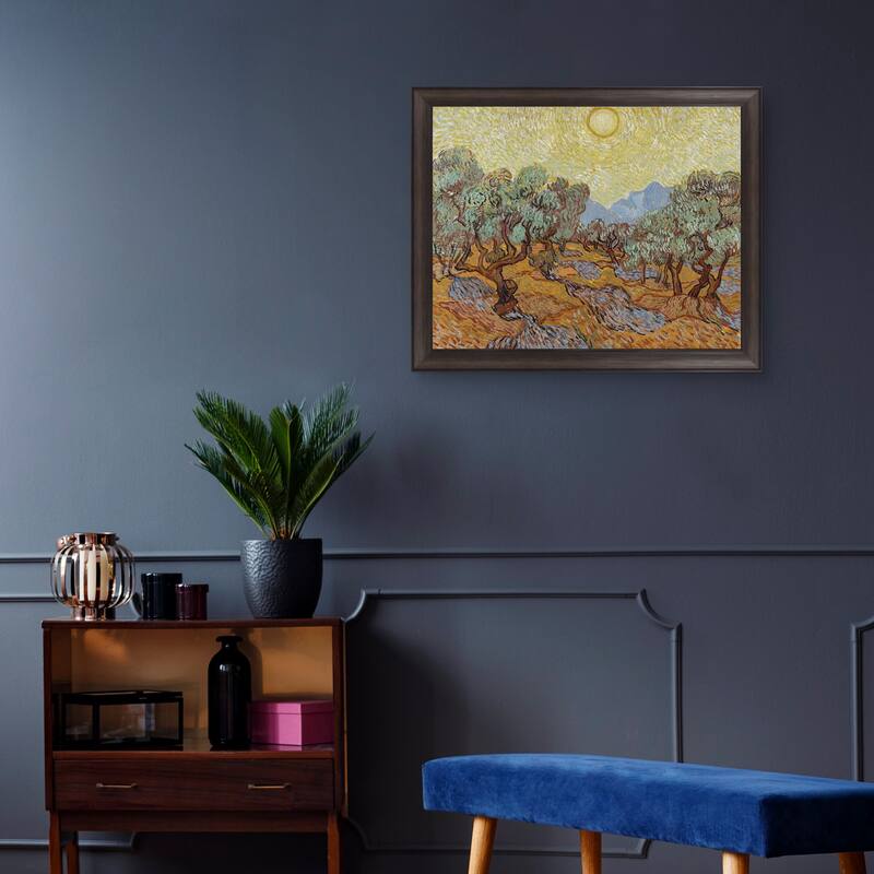 Masterpiece Art Gallery| Olive Tree by Vincent Van Gogh - Framed Canvas Print