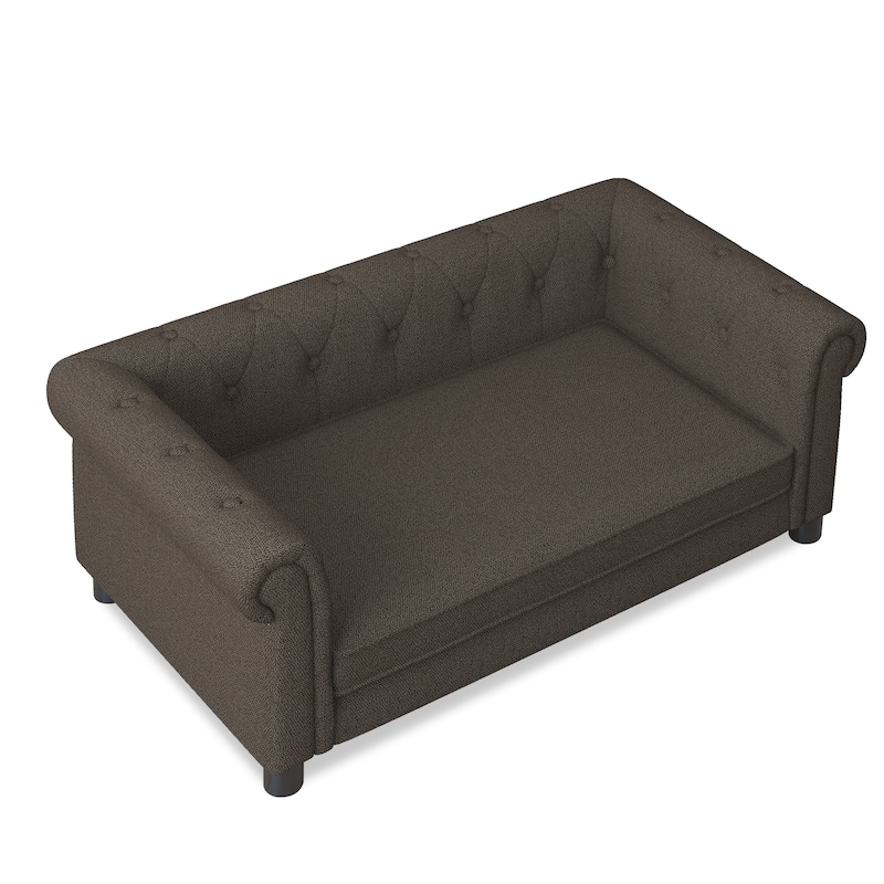 Elegant Rectangular Pet Sofa Bed Up to 100lbs