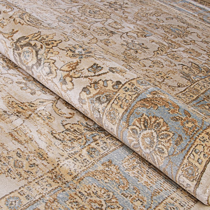 Couristan Zahara Embellished Blossom Area Rug