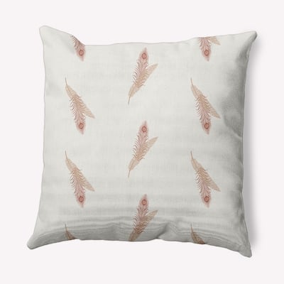 Feather Stripe Decorative Throw Pillow