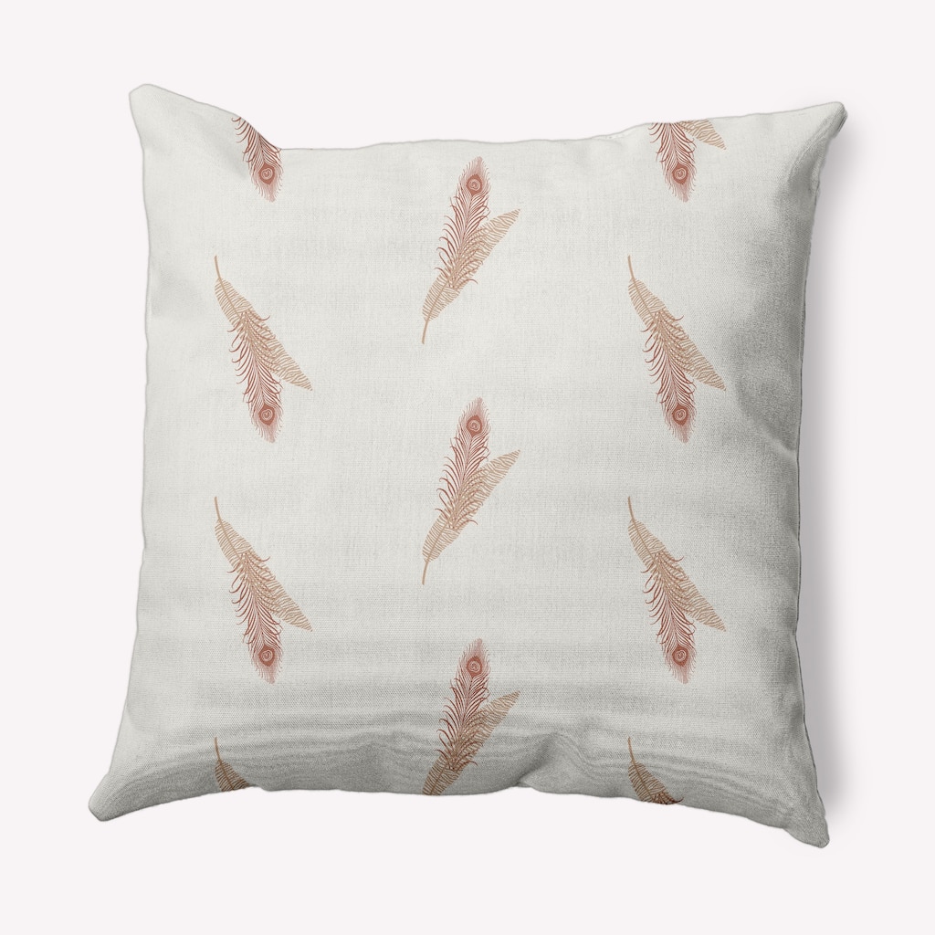 Feather Stripe Decorative Throw Pillow