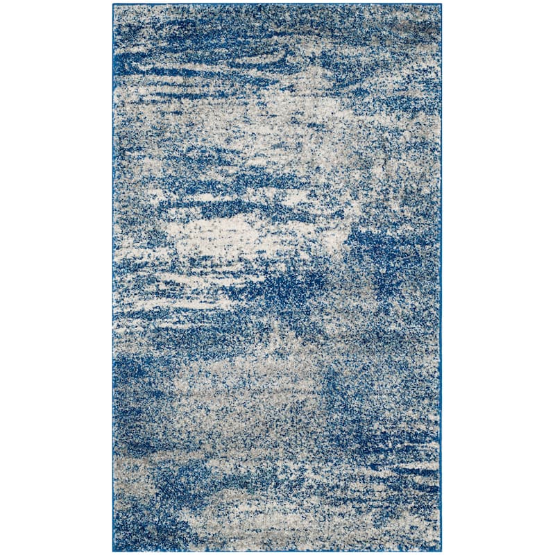 SAFAVIEH, Evoke Yukako Modern Abstract Distressed Rug