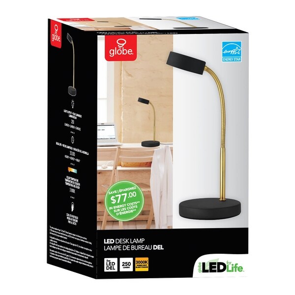 globe led desk lamp