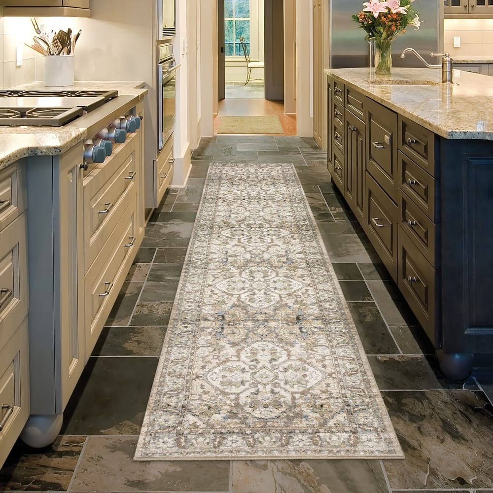 Style Haven Adalynn Distressed Medallion Area Rug