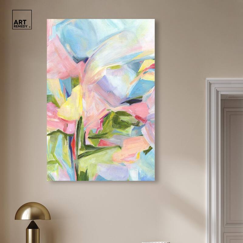 Blushing Promises Canvas by Art Remedy, Gallery Wrapped