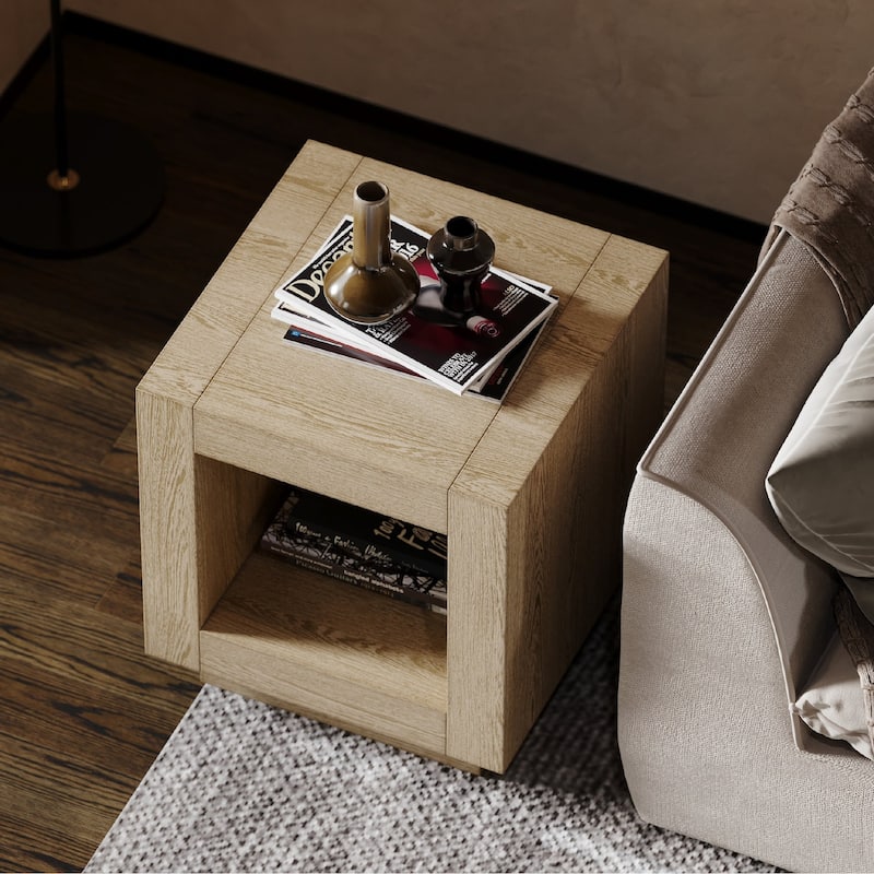 Maven Lane Artemis Contemporary Wooden Side Table