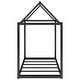 preview thumbnail 18 of 25, Twin Metal House Shape Platform Bed with House-Shaped Design