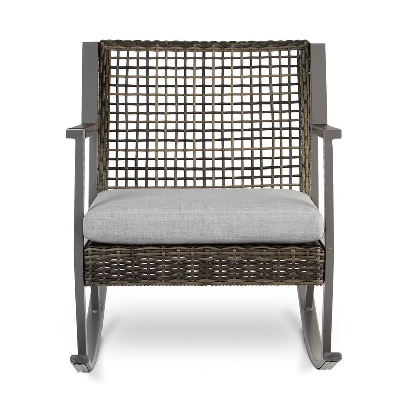 Calvin 25" Gray Rocker (Set of 2) by Real Flame