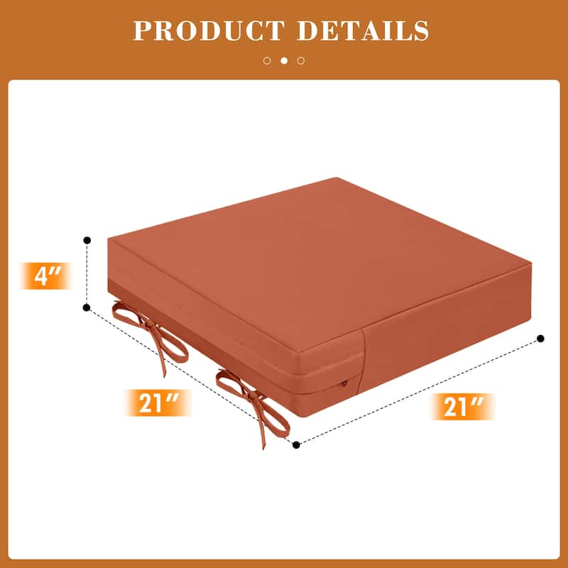 Outdoor Seat Waterproof Chair Cushion for Patio Furniture