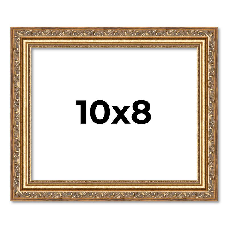 10x8 Frame Red Solid Wood Picture Frame Width 1.75 Inches | Interior Frame Depth 1 13/16 Inches
