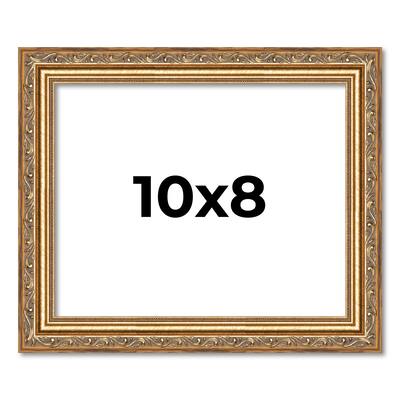 10x8 Frame Red Solid Wood Picture Frame Width 1.75 Inches | Interior Frame Depth 1 13/16 Inches