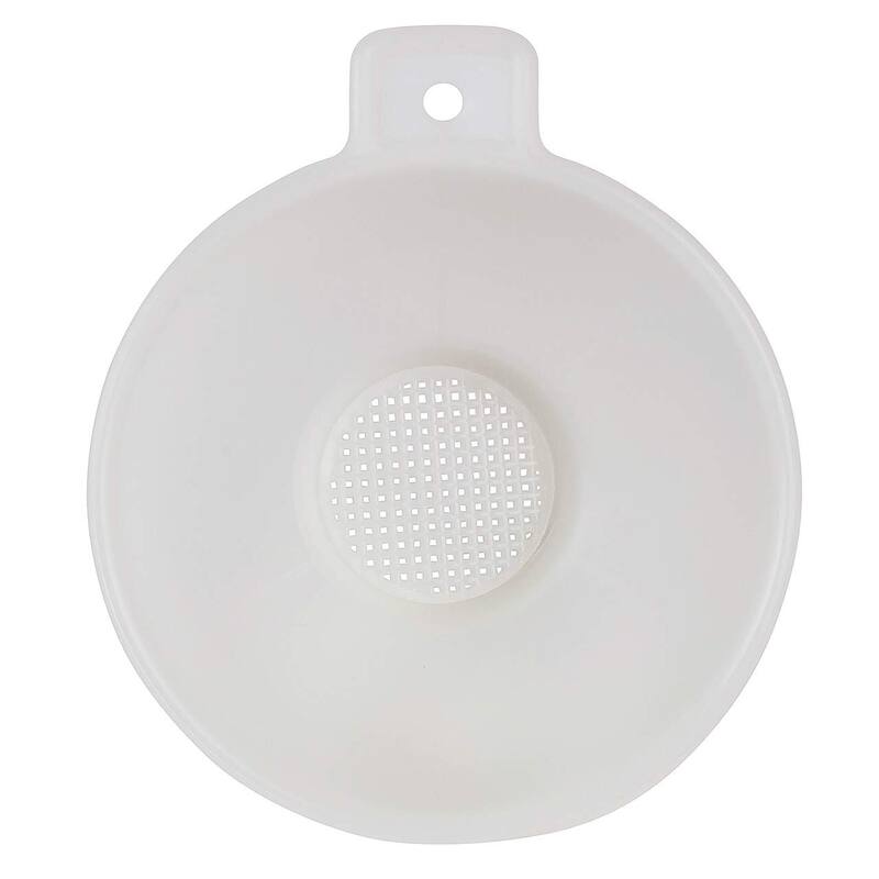 Hutzler Wide-Mouth Canning Funnel with Removable Straining Screen