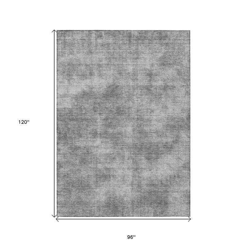 HomeRoots Solid Color Transitional Rectangle Outdoor Rug