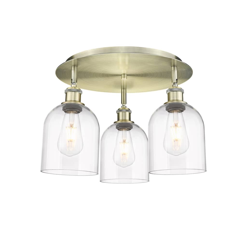 Innovations Lighting 516-3C-11-18 Bella Flush Bella 3 Light 18" Wide