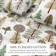 preview thumbnail 3 of 13, Linery & Co. Winter Turkish Cotton Double-Brushed Flannel Bed Sheet Set