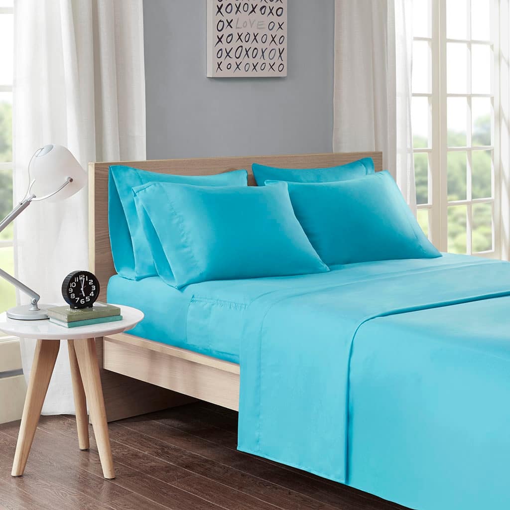 Microfiber Sheet Set with Side Storage Pockets by Intelligent Design