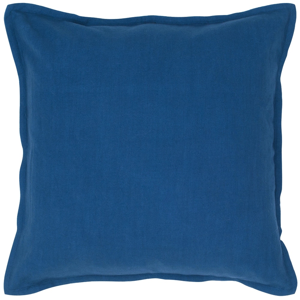 Rizzy Home Cotton Slub Solid Decorative Throw Pillow, 20x20