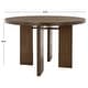 preview thumbnail 32 of 31, SAFAVIEH Couture Calamaria Round Wood Dining Table - 47.75 IN W x 47.75 IN D x 30 IN H