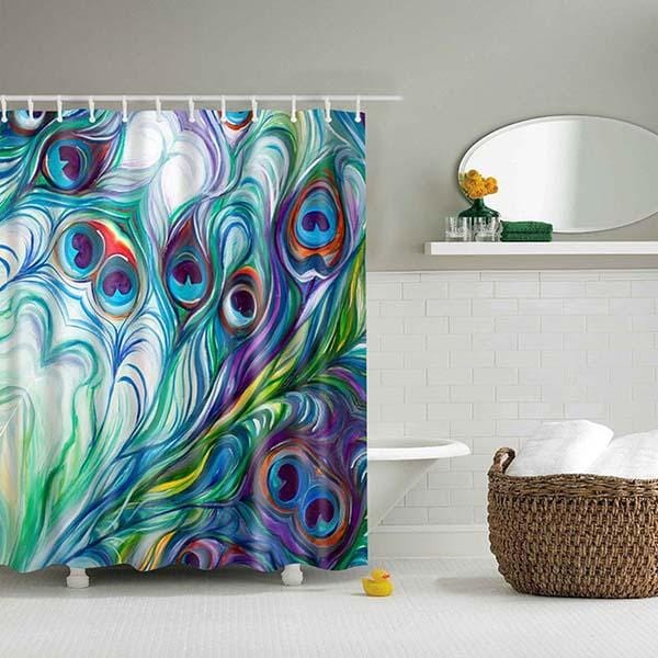 3d shower curtains