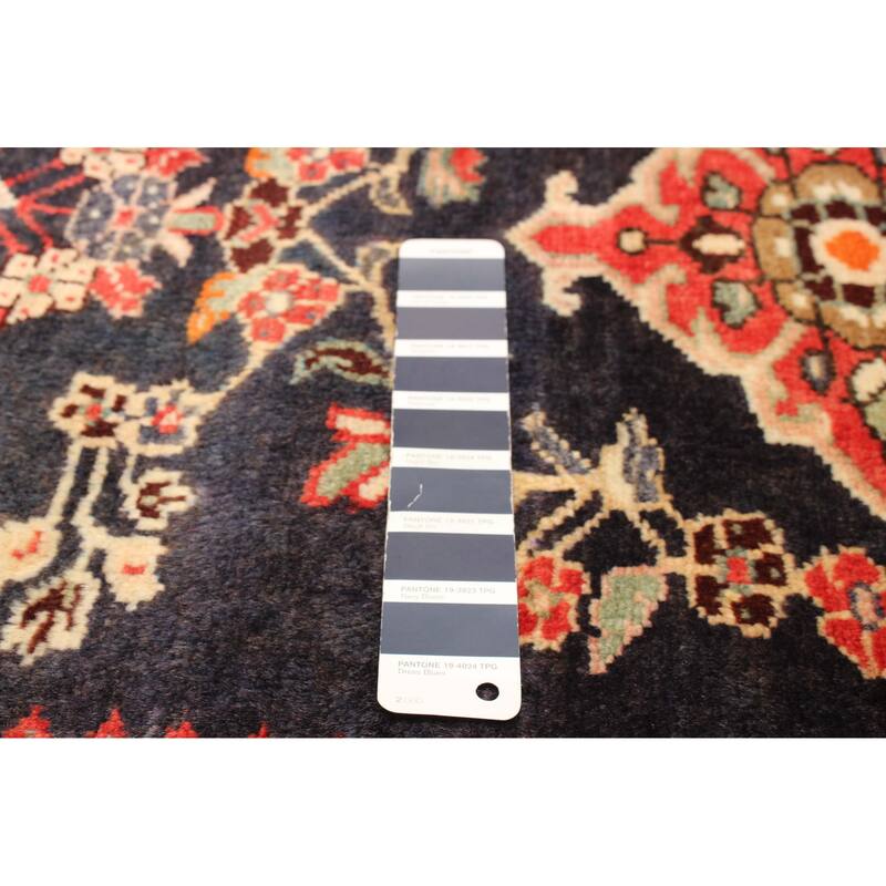 ECARPETGALLERY Hand-knotted Anadol Dark Navy Wool Rug - 2' 8" x 9' 11"