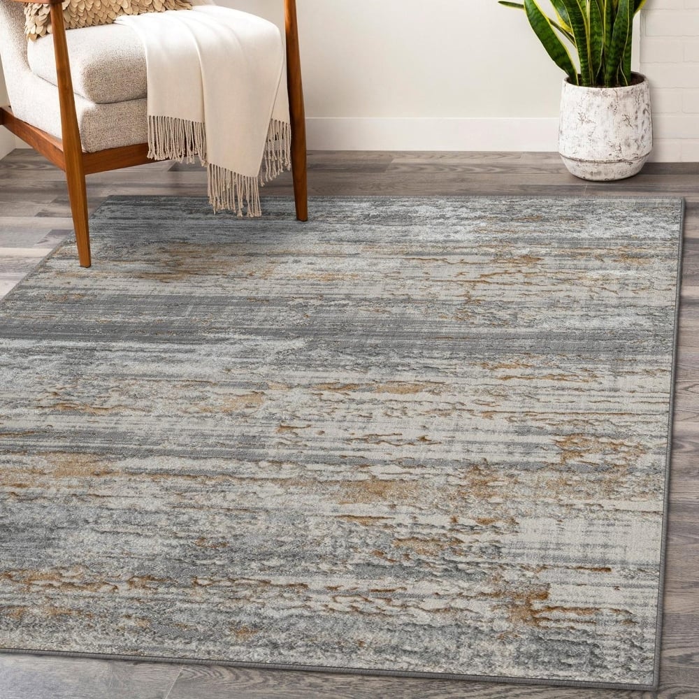 Luxe Weavers Modern Abstract Textured Area Rug for Living Room and Bedrooms