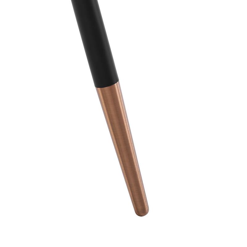 Modrest Cayson Modern Black Ceramic Small Coffee Table