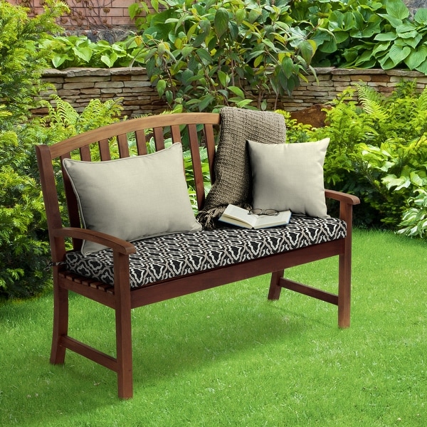 Arden Selections DriWeave Amalfi Trellis Outdoor Bench Cushion