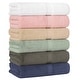 preview thumbnail 1 of 11, Authentic Hotel and Spa Turkish Cotton 7-piece Towel Set with Bath Mat Pink