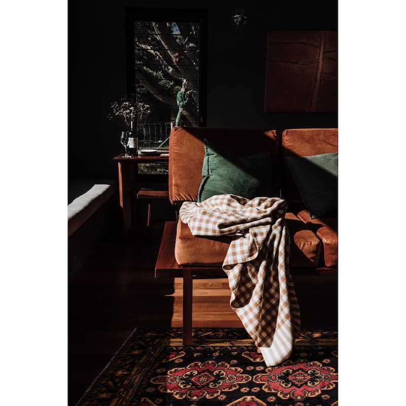 ECARPETGALLERY Hand-knotted Teimani Black Wool Rug - 3'6 x 5'7