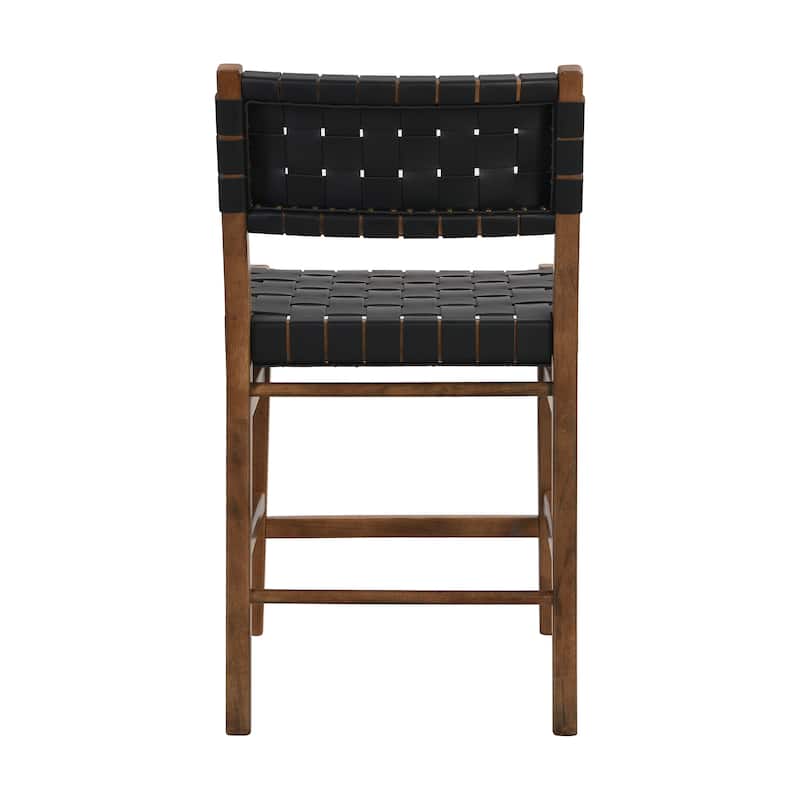 Lumft Woven Design 24- Inch Counter Stool (Set of 2) by Christopher Knight Home