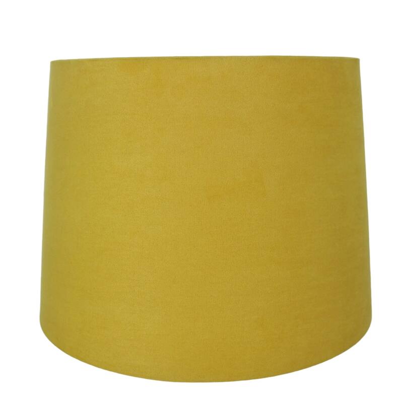 Suede Hardback Lamp Shade, 12" Top, 14" Bottom, 10" Slant