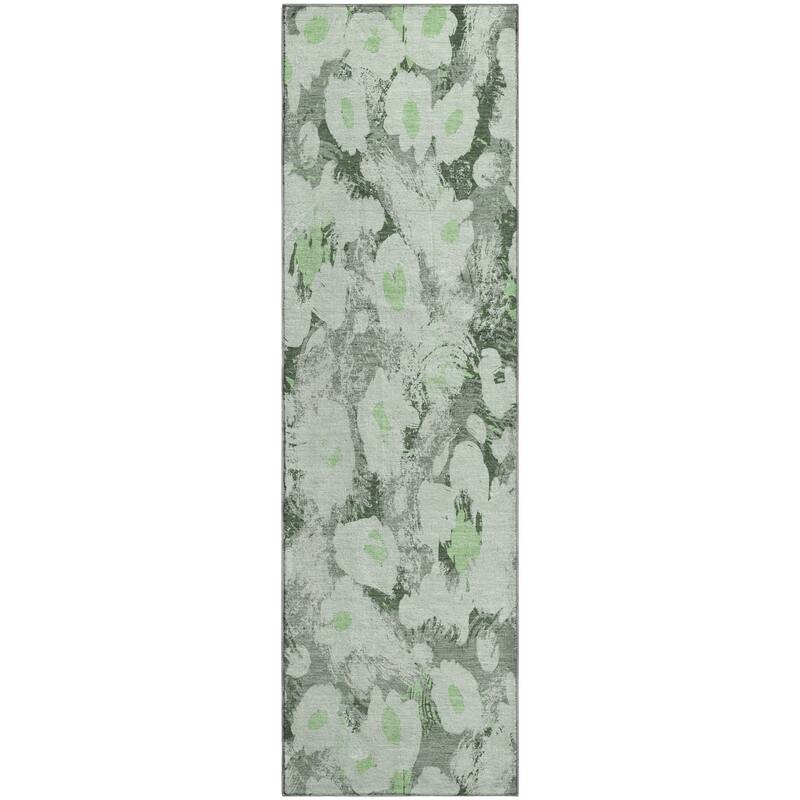 Premium Washable Super Soft Contemporary Floral Mayfield Rug
