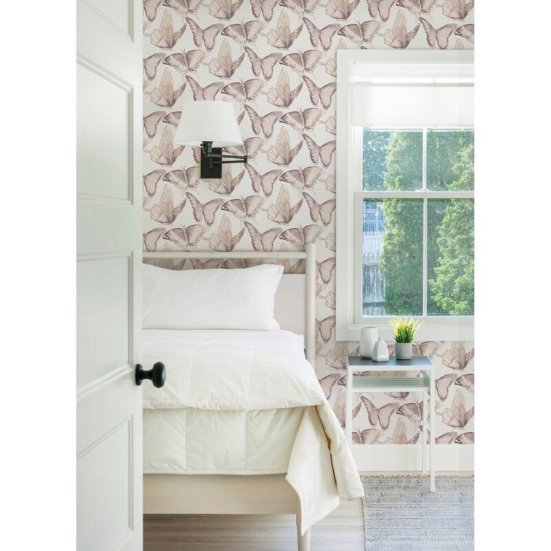 Henderson, Janetta Butterfly33' L X 20.5" W, Wallpaper Roll