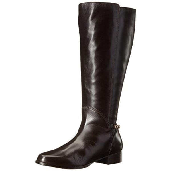 Shop Rose Petals by Walking Cradles Womens Adina Riding Boots Extra Wide Calf Leather - Free ...