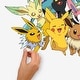 preview thumbnail 4 of 5, Pokémon Eevee Evolutions Wall Decals