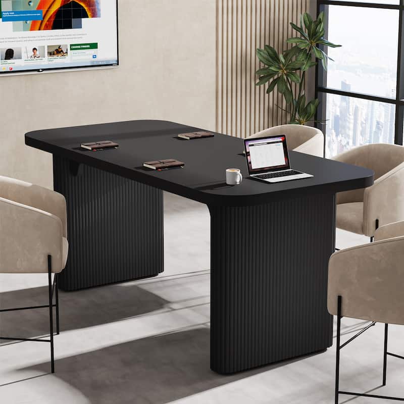 Modern Conference Table, Office Meeting Seminar Boardroom Table