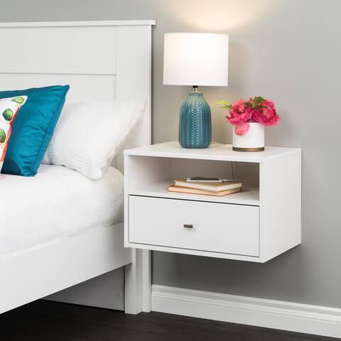 Prepac Floating Nightstand