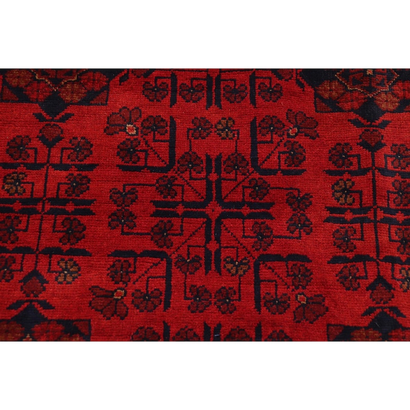 Vintage Biljik Khal Mohammadi Jericho Red/Blue Rug - 9'9'' x 12'7''