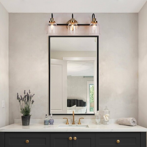 Black and gold bathroom sconces new arrivals