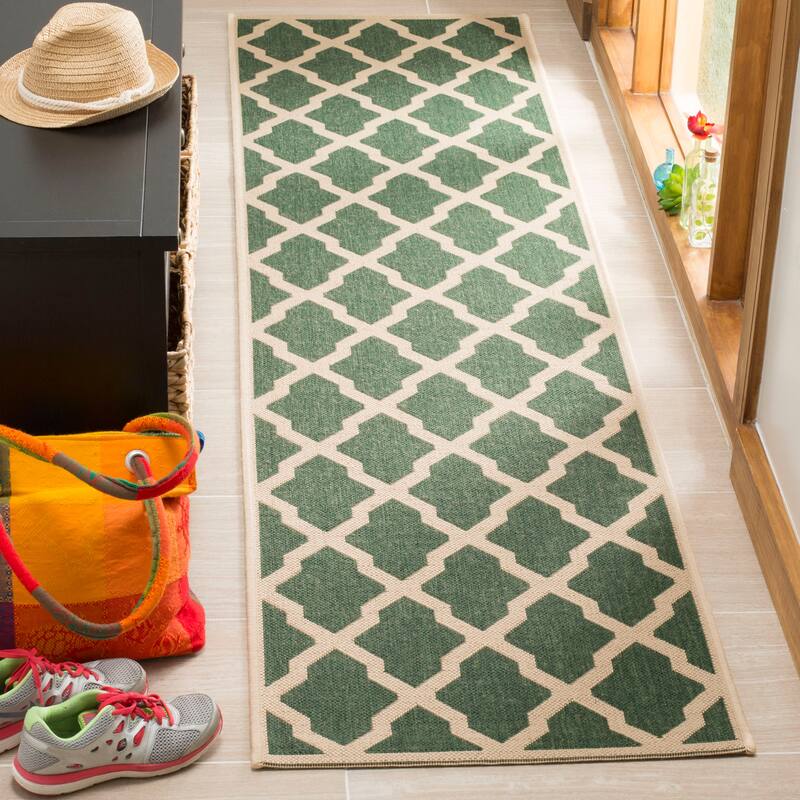 SAFAVIEH Linden Shirleyann Trellis Indoor/ Outdoor Patio Backyard Rug