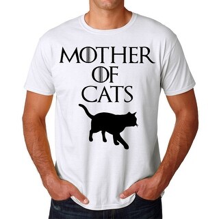 Shop Mother Of Cats Walk Cool Design Men S White T Shirt Free