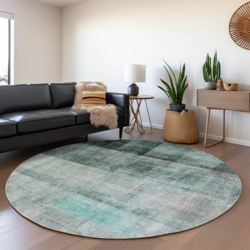 Gamo Ombre Weather Resistant Blended Style Runner Outdoor Rug