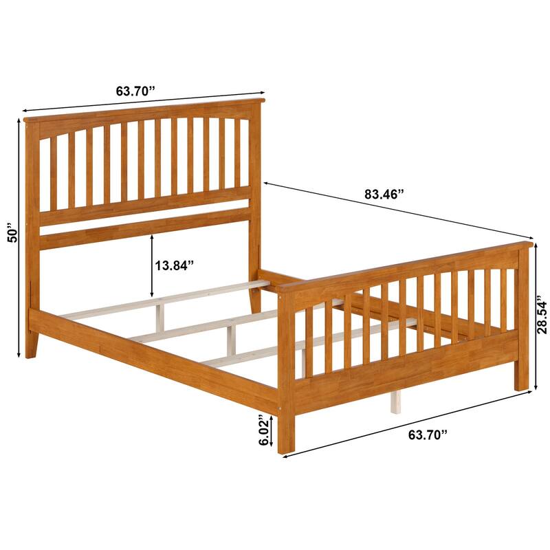 Brooklyn Foundation Bed Frame with Matching Footboard