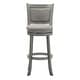 preview thumbnail 18 of 49, Verona Panel Back Linen Swivel 29-inch High Back Bar Stool by iNSPIRE Q Classic