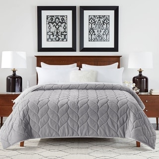 Waverly 100% Cotton Reversible Quilt Throw Blanket 50'' x 60'' 
