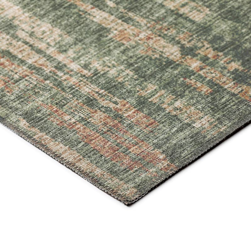 Indoor/Outdoor Rylee Modern Stripes Washable Rug