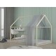 preview thumbnail 4 of 18, Custom Kids Furniture Natural Wood Montessori House Floor Bed
