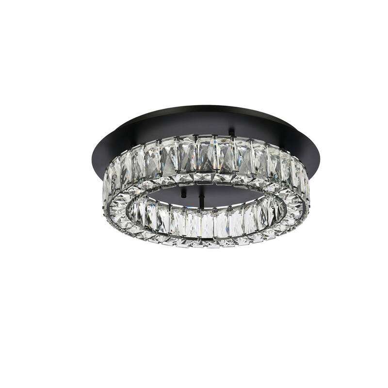 Indigo Home 18 inch LED Single flush mount in black